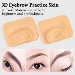 5pair Silicone EyE Mould Tattoo Practise Fake False Skin Permanent Eyebrow Makeup Template Microblading Training PMU Accessories