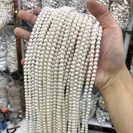 6-6.5mm Good Quality Natural Freshwater Pearls Round Pearl Loose Beads DIY Necklace Bracelet for Jewellery Making