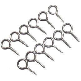 Mini Eye Pins Eyepins Hooks Eyelets Screw Threaded Metal Metal Jewelry Pendant Clasps DIY Jewelry Making Accessories