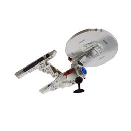 Gobricks MOC Space interstellar U.S.S. Enterprise NCC-1701 Building Blocks Trek Spaceships Puzzles Diy Bricks Toys Children Gift