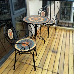 European Outdoor Table and Chairs set Nordic Living Room Garden Leisure Coffee Table Creative Design Outdoor Courtyard Chairs Z