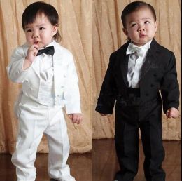 Trousers 3 Styles Baby Boy Wedding Suit 5 Pcs:coat+vest+shirt+bow Tie+pants Newborn Baby Wedding Suit Party Baptism Christmas Dress