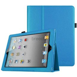 Tablet PC Cases Bags For Ipad 2 3 4 Case Foilo Stand PU Leather Cover For Ipad 4 A1458 A1459 A1460 Tablet Funda Cases A1403 A1430 A1416 A1395 A1396 240411