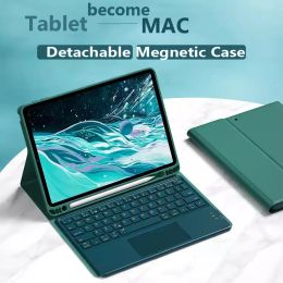 Case Bluetooth Touchpad Keyboard Case for Ipad Pro 11 2022 Pro 11 2021 2020 2018 Air 5 Air 4 3 2 1 9.7 6th 5th 10.2 9th 8 7 10th 10.9