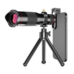 Lens 48x HD Telephoto Lens for Smartphone Powerful Zoom Monocular With Tripod Support Mobile Phone Camera Telescope Long Range Lente