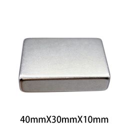 1/2/3/5PCS 40x30x10mm Neodymium Magnet N35 40mm x 30mm x10mm NdFeB Magnets Block Strong Permanent Magnetic imanes Block