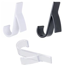 2/4/6PCWhite Hanger for Heated Towel Radiator Rail Bath Hook Holder Clothes Hanger Plegable Scarf Hanger Drying Space Towel Rack