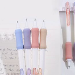 Cute Candy Color Mechanical Pencil Automatic Pencil Soft Sponge Protective Case for Hands Writing Drawing Tool School Supplies