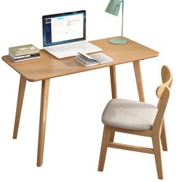 Solid Wood Desk Home Bedroom Children Student Writing Desk Simple Desktop Computer Desk Nordic Simple Office Table furniture