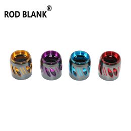 Rod Blank 1Pc Aluminum Reel Seat Nut Reel Seat Metal Hood Cap Fishing Rod Building Component Fishing Rod DIY Repair Accessory