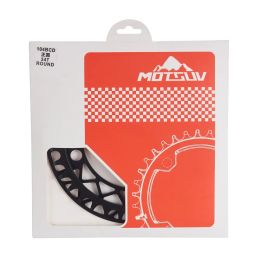 MOTSUV MTB Highway Bicycle Parts 104BCD 104 BCD Integrated Tooth Plate Protector 34T 36T 38T Sprocket Crown Chainring Bike Parts