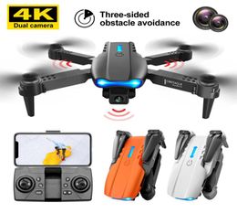Obstacle Avoidance UAV Dual Lens 4K HD Aerial Pography Fixed Height Four Axis Drone Auto Foldable Arm Altitude Hold RC Quadcopt7358761