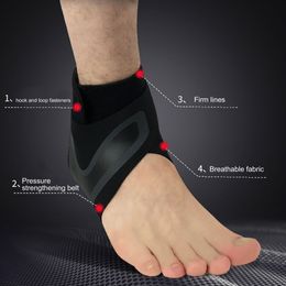 1 Pair Sport Ankle Support Elastic High Protect Sports Ankle Equipment Safety Running Basketball Ankle Brace Support Foot Safety