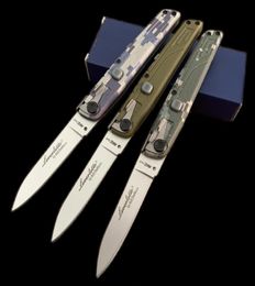 805039039 Italian FRN Bill DeShivs Leverletto Knife Horizontal Single action Automatic Tactical Knifes Camping Hunt4180848