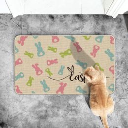 Easter Bunny Mats Floor Mats Welcome Door Mats Best Warm Blanket Non-slip Floor Protector Clean Feet Absorbent Welcome Doormat