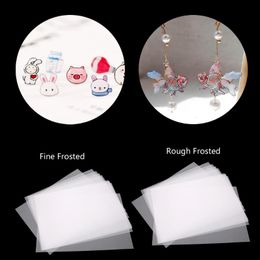 Clear Shrink Film Sheets Sanded Shrink Plastic Sheets,Shrink Paper for Kids for Creative Craft DIY Hand Training Ornamen