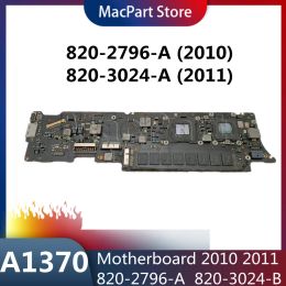 Motherboard A1370 Motherboard 8203024B 8202796A For MacBook Air 11" Logic Board Core i5 i7 2GB 4GB Late 2010 2011 Year