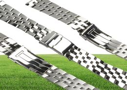 Whole Stainless Steel Watch Band for Fit Strap 20mm 22mm 24mm AVENGER NAVITIMER SUPEROCEAN Watchband9422141