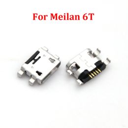 10pcs Micro Mini USB jack Socket Charging Port Dock Replacement Connector For Meilan 6T S6 M3 M3S M8 M6 M5 note For Meizu