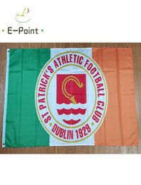 St Patrick039s Athletic on Ireland Flag 35ft 90cm150cm Polyester Banner decoration flying home garden flags Festive gifts6779027