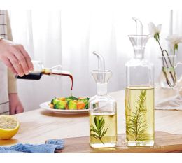 Pots Borosilicate Glass Oil Pot Household Leakproof Oil Bottle Kitchen Soy Pot Oil Tank Vinegar Mixing Bottle Oil Spray Bottle