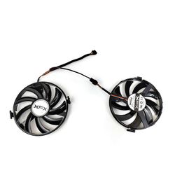 XFX FDC10U12S9-C FY09010H12LPB R9 370 GPU fan, suitable for XFX R9 380 370 R7 350 360 370, RX 460 560 graphics card cooling fan