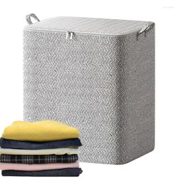 Storage Bags Large Clothes Bins Containers For Blanket Capacity Foldable Packing Boxes