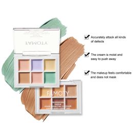 6/9 Colors Concealer Palette Lasting Moisturize Concealer Cream Bronzer Contouring Brightening Highlighter Face Color Corrector