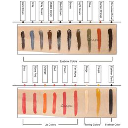 5ML Microblading Practice Ink Training Practice Ink for Manual Pen Needles and Practice Skins Microblading Tattoo Pigment