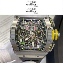 designer mens watch luxury brand Watch Automatic SuperClone 11-03Ti Time Bucket Type Up WristCarbon fiber sapphire