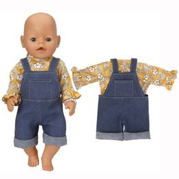2023 New Character Set Doll Clothes Fit For 43cm born baby Doll clothes reborn Doll Accessories
