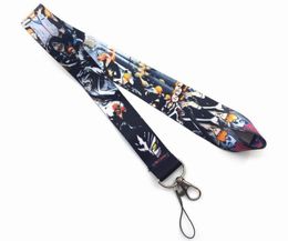 Anime Lanyard Straps Hnadbag Keychain Bleach Vintage Key Rings For Women Girl Cosplay Jewelry Bag Gift2369524