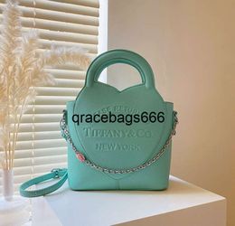 Designer Womens Bag Ins Brief Kette One Schulterkreuzkörper Tiffanyity Litchi Muster Kapazität vielseitige Handtasche