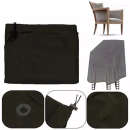 Chair Covers Outdoor Dust Cover Garden Patio Furniture Protector Oxford Cloth Multifunctional Waterproof UV Resistant Organiser