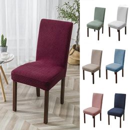 Chair Covers Seat Case Cover Long Back Kitchen Room Chairs Dining Wedding Stretch Slipcover Dust Cloth For El