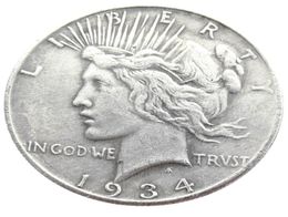 US 1934PSD Peace Dollar craft Silver Plated Copy Coins metal dies manufacturing factory 5667565
