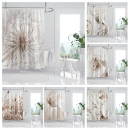 Waterproof fabric shower curtains Bathroom curtain accessories 180x200 Bath curtain for shower 240*200 nordic boho decoration 240407