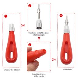 Carving Tool Practical Beginner DIY Portable ABS LInoleum Cutter Art Supplies Ergonomic School Engraving Multifunctional