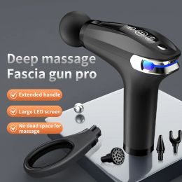 Professional Extended Massage Gun Deep Tissue Muscle Electric Massager for Full Body Neck Back Massager Muscle Fascia Gun