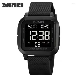 Wristwatches SKMEI 1894 Men's Alarm Clock And Timer 5Bar Waterproof Military Watch 8 Pcs Wholesale LED Display Digital Outdoor Sports