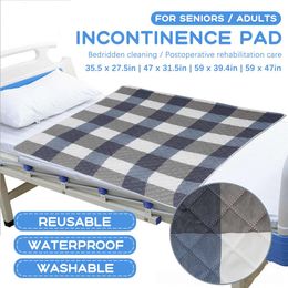 Urine Mat Elder Incontinence Pad Bed Protector Adult Diaper Nappy Beding Sheet Cloth Breathable Waterproof Washable Mattress