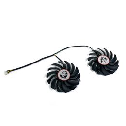 85mm 4PIN PLD09210S12HH PLD09210B12H GTX 1050 Ti Cooler fan For MSI GeForce GTX 1050Ti GAMING GTX1050 video card fan