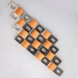 300A Flexible Busbars Insulated Nickel Plated Copper M6 Terminal For 3.2V Lithium Battery LiFePO4 Cells Can be Customised