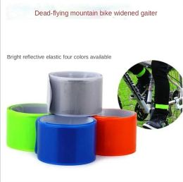 2pcs Cycling Reflective Strips Tape Warning Wristband Outdoor Running Fishing Safe Bicycle Bind Pants Leg Strap Fluorescent Band