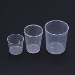 3Pcs/Set Mini Paint Epoxy Resin Mixing Cups Plastic Measuring Cups for Resin