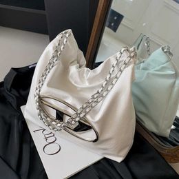 Chain Are 95% Off Clearance Sales Lingge Factory Bags Women 2024 Stores New Fashion Versatile Shoulder Autumn and Winter Texture Crossbody W53V