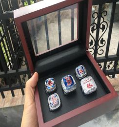 High Quality World Series Baseball Team s ship Ring With Wooden Box Sport Souvenir Fan Men Gift8421064