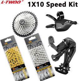 LTWOO A7 1X10Speed Groupset 10S Shift Lever Derailleur X10 Chain 36/40/42/46/50T Cassette 10V MTB Bike 10S Complete kit