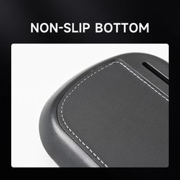 Car Visor Leather Tissue Holder Car Tissue Box Parking Number Plate Interior Storage Box for Tesla Bmw Mercedes Benz Volkswagen