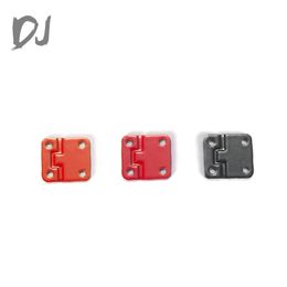 DJ Parts 4PCS Coloured Metal Door Hinge for 1:10 RC Track Truck For T4 Lily Page Upgrade Accessories